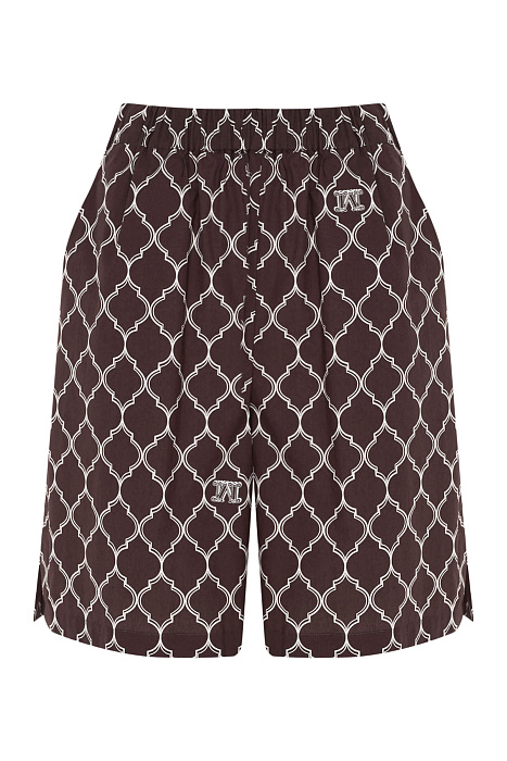 Свободные шорты на резинке из 100% хлопка Бренд Max Mara