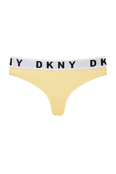 Трусы стринги с логотипом бренда Бренд DKNY