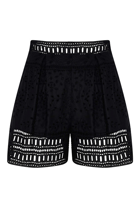 Хлопковые шорты с перфорацией Бренд Ermanno Scervino
