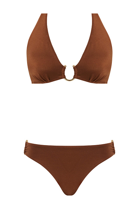 Раздельный купальник без косточек с металлическим декором Бренд Miss Bikini
