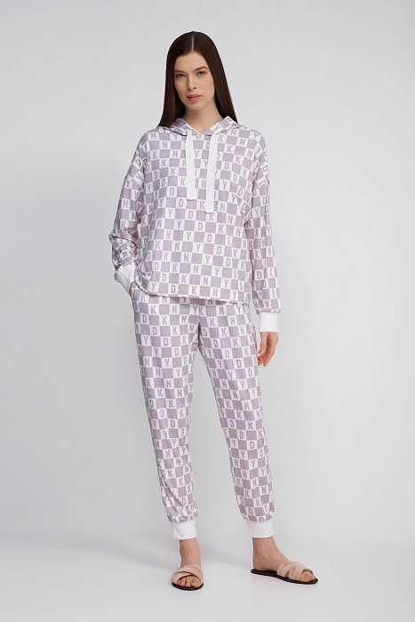 Домашний костюм с брюками-джоггерами Бренд DKNY