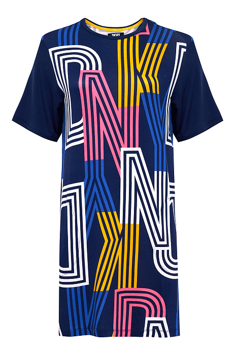 Ночная сорочка с круглым вырезом Бренд DKNY