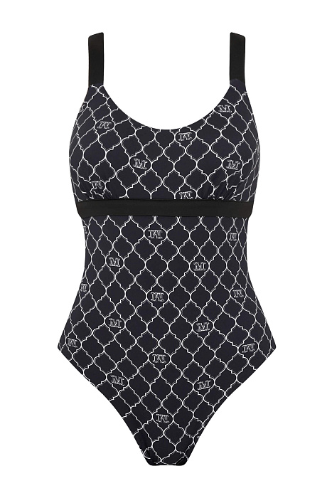 Слитный двусторонний купальник с завязками на спине Бренд Max Mara
