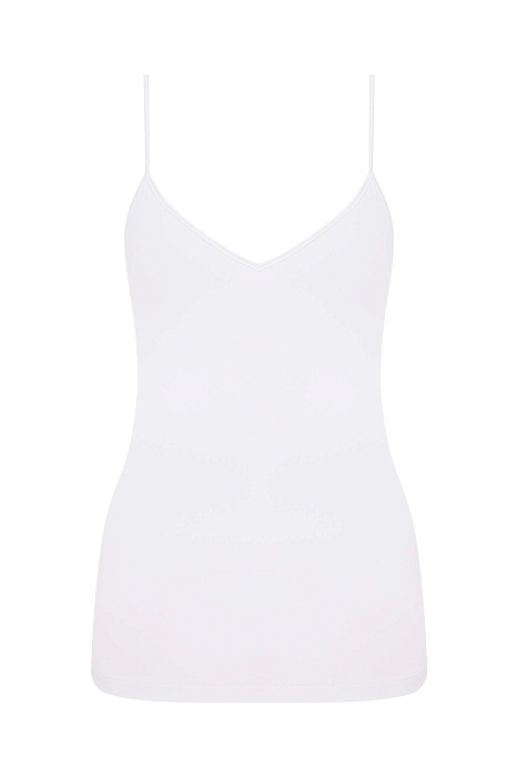 Хлопковая майка на тонких бретелях Бренд Zimmerli