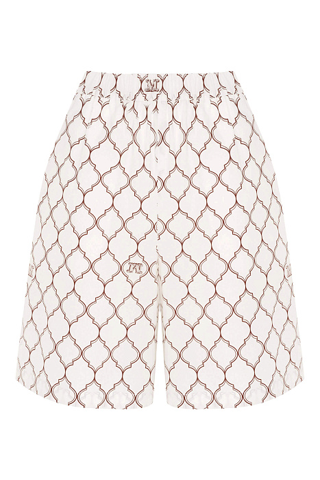 Свободные шорты на резинке из 100% хлопка Бренд Max Mara