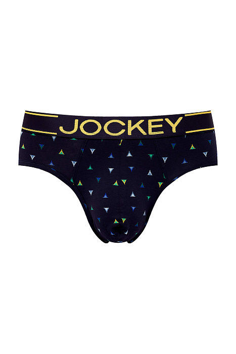Трусы брифы из хлопка с логотипом на поясе Бренд Jockey