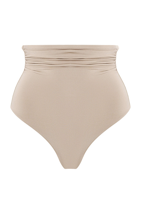 Плавки слипы с драпировкой с эффектом умного загара Бренд Max Mara