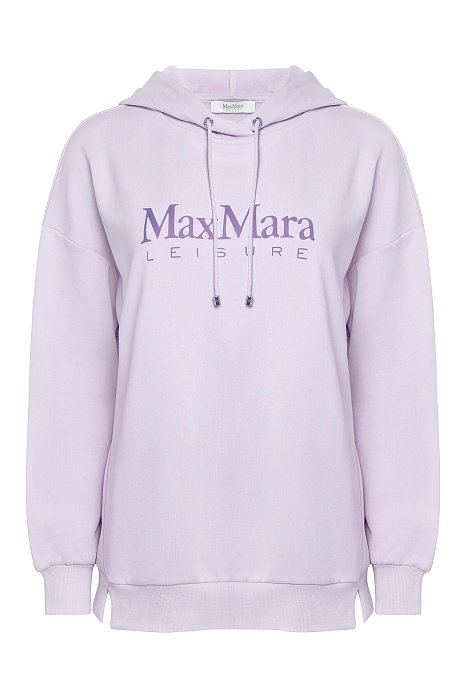 Худи с логотипом бренда Бренд Max Mara