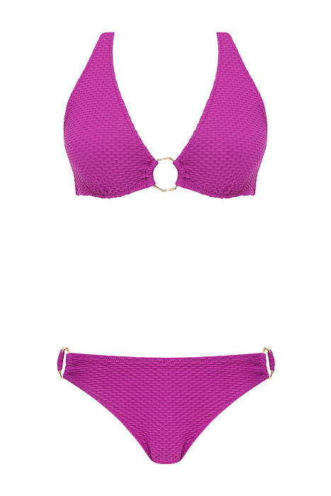 Раздельный купальник без косточек с золотистыми кольцами Бренд Miss Bikini