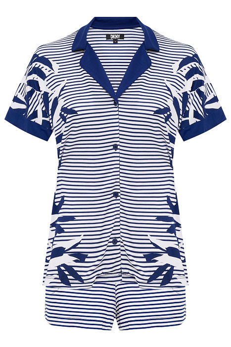 Короткая пижама из вискозы Бренд DKNY