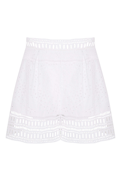 Хлопковые шорты с перфорацией Бренд Ermanno Scervino