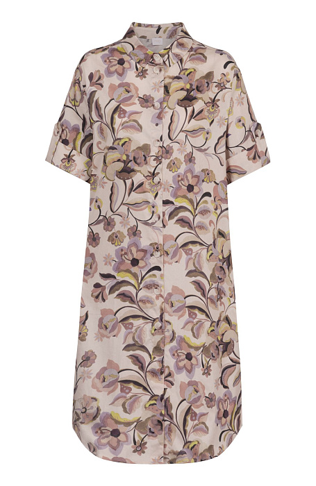 Платье-рубашка с цветочным принтом Бренд Mey