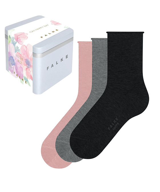 Женские носки FALKE Happy Giftbox 3-Pack Бренд Falke
