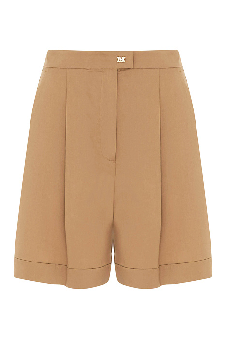 Хлопковые шорты-бермуды на резинке на спине Бренд Max Mara