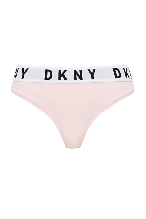 Трусы стринги с логотипом бренда Бренд DKNY