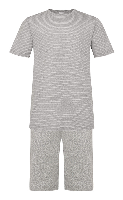 Короткая пижама из хлопка и шелка Бренд Zimmerli