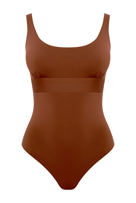 Слитный купальник с открытой спиной Бренд Max Mara