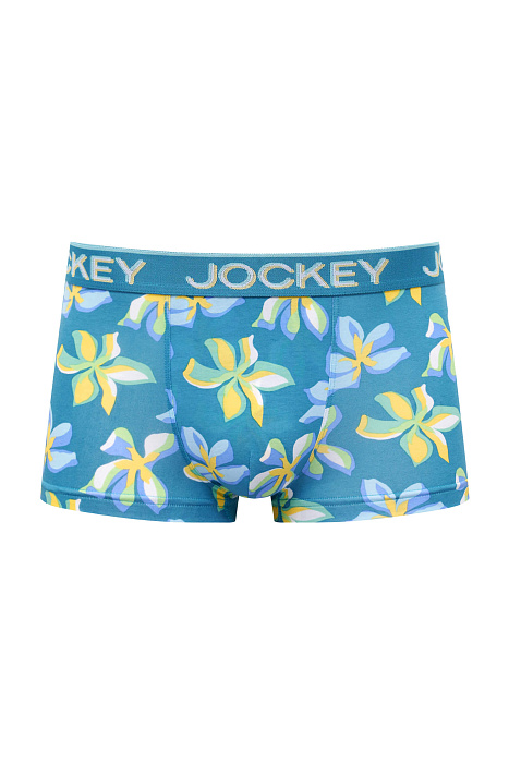 Хлопковые трусы транки с логотипом на поясе Бренд Jockey