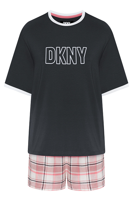 Хлопковая пижама с шортами Бренд DKNY