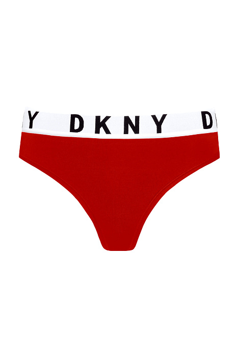 Трусы стринги с логотипом бренда Бренд DKNY