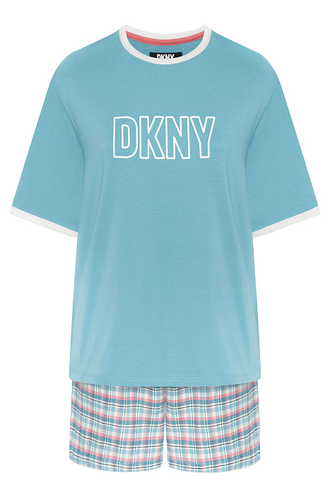 Хлопковая пижама с шортами Бренд DKNY